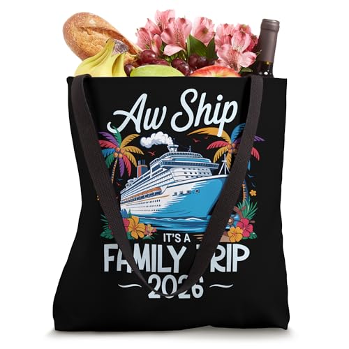 Bolsa Tote Aw Ship It's A Family Trip 2026 miniatura 4