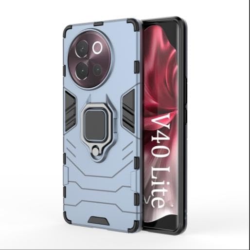 Funda GIOPUEY 2 en 1 para Vivo V40 Lite 5G con Soporte y Protección Anticaídas