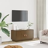 【Rangement Fonctionnel】 Organisez vos accessoires et appareils multimédias avec ce meuble TV doté d’un grand espace de rangement. Idéal pour magazines, DVD, consoles ou objets divers, il s’intègre parfaitement comme meuble d'appoint ou armoire de rangement dans le salon, la chambre ou la console d'entrée.