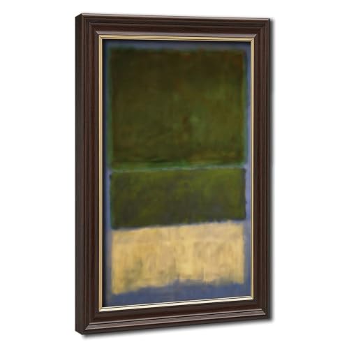 Toile Mark Rothko blanc et vert : un cadre artistique pour votre salon