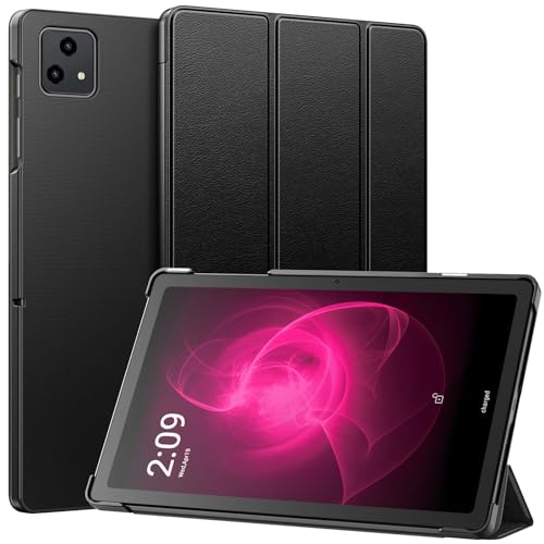 MoKo for T-Mobile Revvl Tab 5G Tablet Case 10.36 Inch Auto Wake/Sleep and Slim Leather Full Protector Trifold Stand Cover Case for Revvl Tab 5G Tablet 2023 Resealesd Black