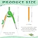 Zealor 32 PCS Math Compass Geometry Math Set 6 Inch Plastic Drawing Compass with Pencils for Math Office Woodworking Art Drawing