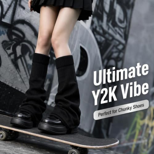 Image of Star Arm Warmers Print Two Side Wear Leg Warmers Set Y2k Girls Japanese Kawaii Harajuku Accessory