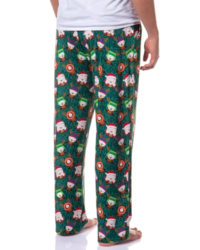 INTIMO South Park Pajama Pants Men's Santa Cartman and Reindeer Kyle Kenny Stan Christmas Sleep Lounge Bottoms for Adults4