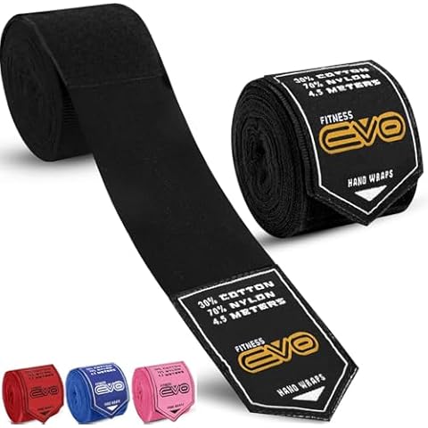 EVO Fitness Elasticated Boxing Hand Wraps Cover