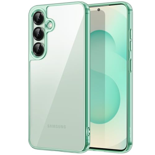 Image of JETech Cover Case for Samsung Galaxy S25 5G, Non-Yellowing Shockproof Bumper Protective Phone Cover, Anti-Scratch Hard PC Back (Mint)