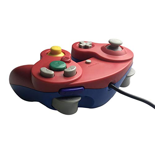 Crifeir The Wired controller for Gamecube Wii video Game Blue purple