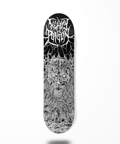 Heavy Poison Monopatín Skate Skateboard Deck Tabla Gore King 8.25
