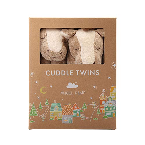 Angel Dear Cuddle Twin Set, Brown Pony