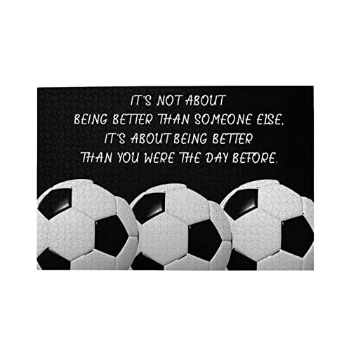 It Not About Being Better Than Someone Else Soccer Player