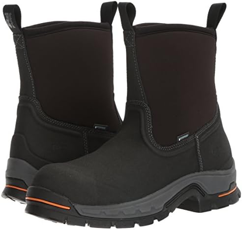 Timberland PRO Men's Stockdale Pull-On Alloy Toe Waterproof Pullon AL WP, Black, 8 | Image 6