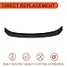 ECOTRIC Rear Trunk Spoiler Wing Lid Compatible with 14-20 Lexus IS200T IS250 IS300 IS350 Carbon Fiber Style Durable Plastic