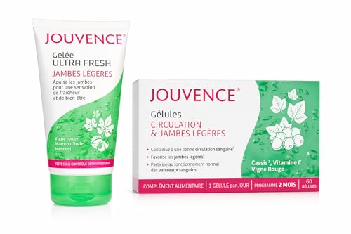 Jouvence Alimentaire + Soin Apaisant – Circulation Sanguine & Jambes Lourdes – Fabriqué en France