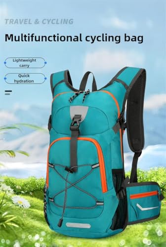 Mochila de senderismo impermeable ligera 20L naranja miniatura 2