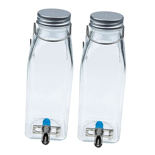 ifundom Hanging Rabbit Water Bottle 350ml Small Pet Water Bottle Portable Bunny Waterer Leak- Quiet Rabbit Accessories