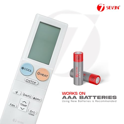 Image of 7SEVEN Compatible of Sharp Ac Remote Original AY-XP12THU Model 216, Ensure Each Key Function Match and Genuine CRMC-A960JBEZ Remote Control Replicate Exactly