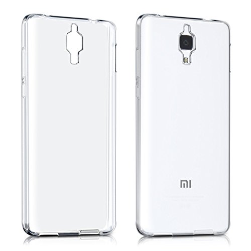 REY Funda Carcasa Gel Transparente para XIAOMI Mi4, Ultra Fina 0,33mm, Silicona TPU de Alta Resistencia y Flexibilidad