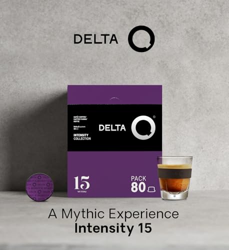 Delta Q 80 Capsules de Café MythiQ, Intensité 15 - 6