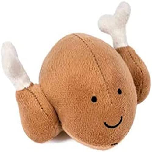 Petface Foodie Faces Fluffy Carrot Dog Toy