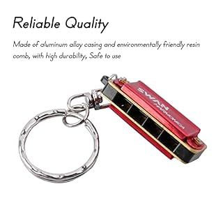 summina Porte-clés Harmonica 4 trous 8 tons Clé de Do Petit Harmonica Décoration Mini Instrument de musique pour débutants étudiants Rouge - Les Beatles, Paul McCartney, John Lennon, RIngo Starr, George Harrison summina Porte-clés Harmonica 4 trous 8 tons Clé de Do Petit Harmonica Décoration Mini Instrument de musique pour débutants étudiants Rouge – Image 7