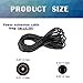 HayEastdor 2PCS 3.3FT(1m) 12V DC Power Extension Cable 5.5mm x 2.1mm DC Power Adapter Extension Cord HE043-2