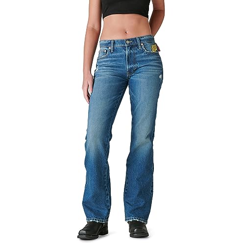 Lucky Brand Women's Rolling Stones Boyfriend Flare Jean