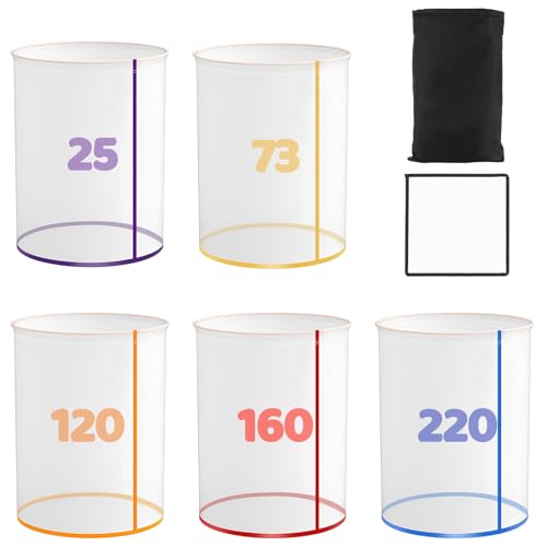 LDHHYH 5 Pack 5-Gallon All-Mesh Strainer Bags Set Reusable Filter Bags for 5 Gallon Bucket Fine Nylon Mesh Hash Bag for Hydroponics Gardening and Industrial Applications - 25 to 220 Micron