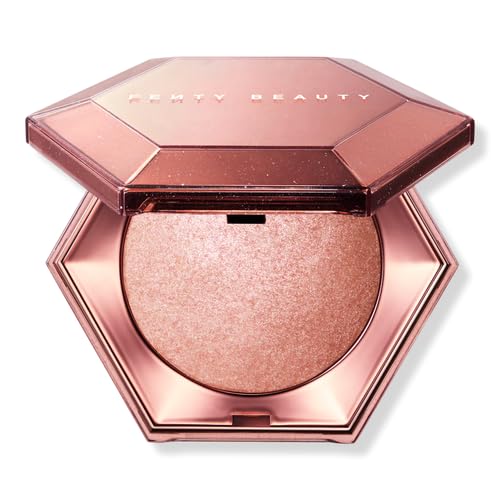 41rAY93zjYL Fenty Beauty Diamond Bomb All-Over Diamond Veil, Highlighter Compact with Mirror, 8g