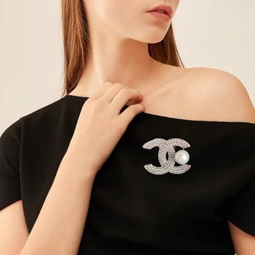 SYGA Brooch Pin Fashion Crystal Rhinestone Jewellery Pin Vintage Accessories Decoration Clothing Bouquet Brooches for Women Girl- S52