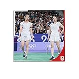 志田千陽 女子バドミントン選手 写真 ポスター (35) 印刷 ポスター キャンバス ウォールアート 画像12x12inch(30x30cm)