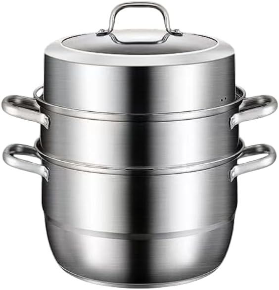 ロイヤルクイーン 6QT鍋＋大ドーム＋スチーマー＋丸網目皿＋大ラック