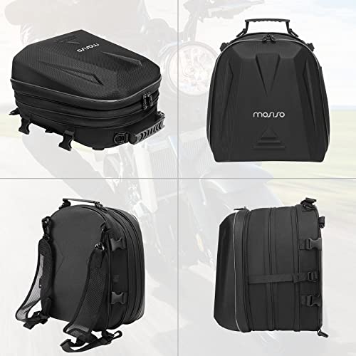 MOSISO Motorcycle Tail Bolsa ampliable 20L-28L 5