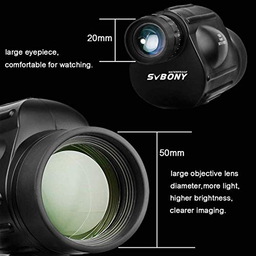 Monocular 13x50 SV49 telescopio impermeable para senderismo miniatura 6