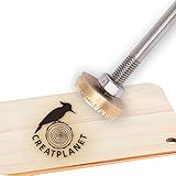 brandeisen englisch 【Vielseitiges Holzbrandeisen】 - Dauerhaftes Brandeisen mit zartem und lebendigem Muster. Es kann als persönliches exklusives Zeichen in Ihrer Holzbearbeitung verwendet werden, Handwerk und Backen, Machen Sie Ihr Handwerk einzigartig und auf hohem Niveau.