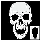Airbrush Schablone für Totenkopf Skull - Tattoo und Graffiti Stencil Vorlage