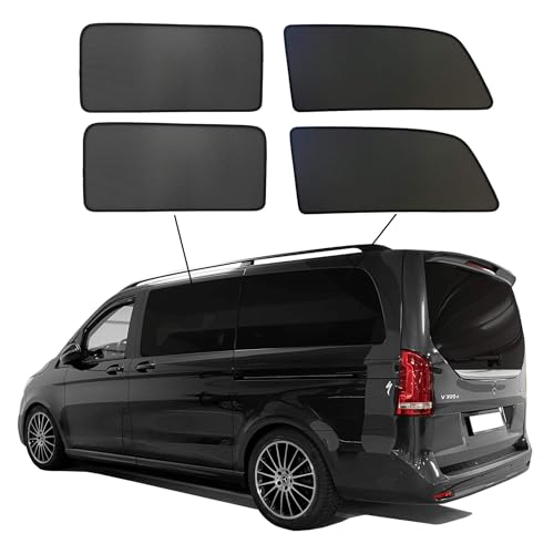 Premium SunClip Sicht- & Sonnenschutz kompatibel mit Mercedes V-Klasse 2014- (Seitenscheiben ohne Ausstellfenster) INKL Tasche Premium SunClip Sicht- & Sonnenschutz kompatibel mit Mercedes V-Klasse 2014- (Seitenscheiben ohne Ausstellfenster) INKL Tasche