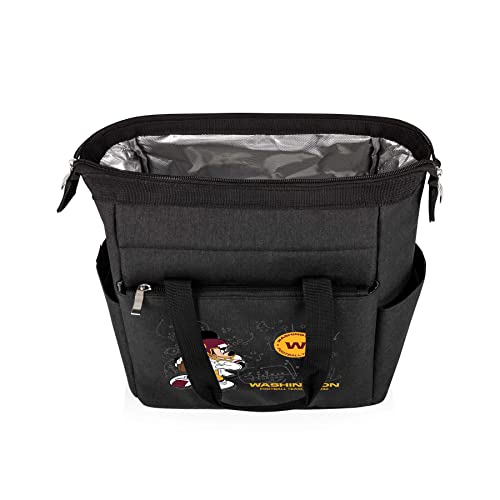 Image of PICNIC TIME NFL Mickey Mouse On The Go Lunch Bag - Soft Cooler Lunch Box - Insulated Lunch Bag, (Black)