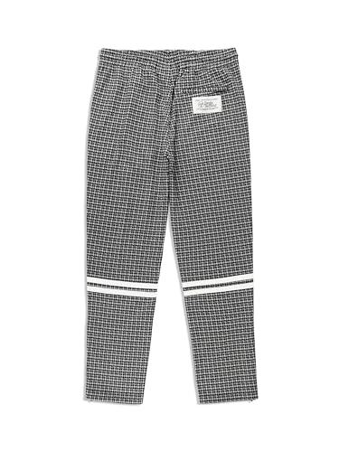Sergio Tacchini Men's Dallas Houndstooth Track Pant- Black Beauty4