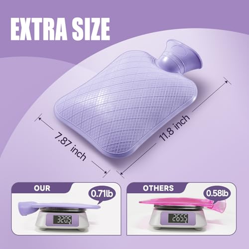 FORICOM Hot Water Bottle with Cover