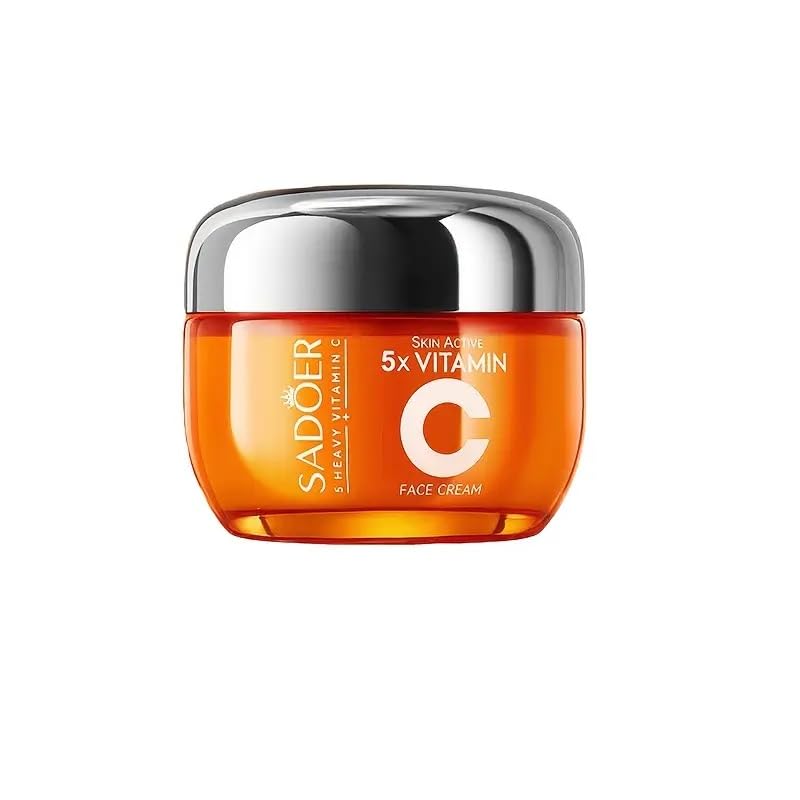 Vitamin C Face Cream, Moisturizing and Brightening, All Skin Types, 5x Concentrated