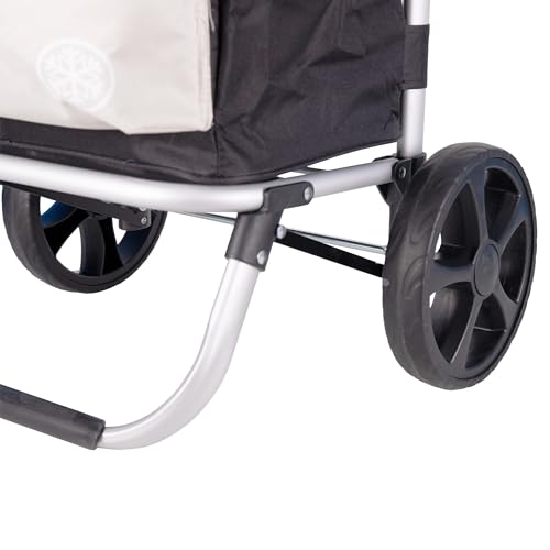Carro de la compra plegable Cofan de aluminio con gran capacidad de carga 6
