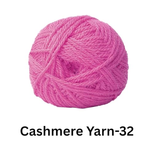 Image of VCR Berry Cashmere Knitting Yarn, 100 Grams Hank, 265 Meters Length, Acrylic 75% and Nylon 25%, Soft Crosia Thread for Crochet and Knitting, Suitable for Sweaters, Pullovers and Jackets