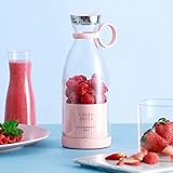 botella exprimidor GRAN PODER DE TRITURACIÓN: Nuestra batidora botella está dotada de 4 cuchillas ultra aflizadas y resistentes, que trituran cualquier fruta, frutos secos y verduras de forma instantánea. Ideal también para preparar batidos de proteína.