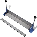 Anchura máxima de trabajo: 450 mm; Máxima espesor de la chapa: 0,8 mm; Radio máximo de flexión: 90 grados
