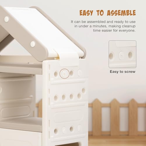 Image of BAYBEE Storage Organizer for Kids Room, Multi-Purpose Baby Almirah & Kids Cupboard for Clothes, Toys & Books, Wardrobe & Storage Cabinet, Baby Bookshelf & Toy Storage Rack for Playroom