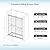 WOODBRIDGE Frameless Shower Doors 56-60" Width x 76" Height with 5/16"(8mm) Clear Tempered Glass, 2 Ways Opening & Double Sliding in Brushed Nickel Finish