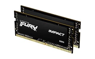 Kingston FURY Impact 32GB (2x16GB) 3200MHz DDR4 CL20 Laptop Speicher Kit mit 2 KF432S20IBK2/32