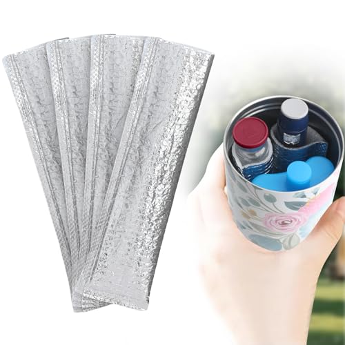 Image of YOUSHARES Insulin Vials Protective Bag - Aluminum Foil Insulated Sleeves Compatible with Diabetic Pens & Peptide Vial, Medicine Organizer Protector for Diabetes Cooler Bottle Travel Case