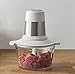 WXXT Tritatutto Elettrico con Alta e Bassa velocità,Contenitore in Bicchiere da 2 Litri per Carne,Verdura,Frutta e Noci,250W Tritacarne Elettrico,Frullatore Tritatutto (Bianca)