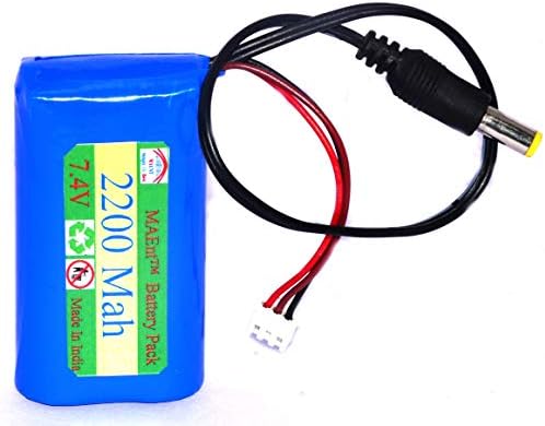 MAEnt™ 7.4V Li-ion 18650 Lithium ion Rechargeable Battery Pack 2S 8.4V Battery Pack for GPS i Pod P sp/DVD/mp4 Tablet PC Drones Project Work Industrial Equipment (2000 mah)